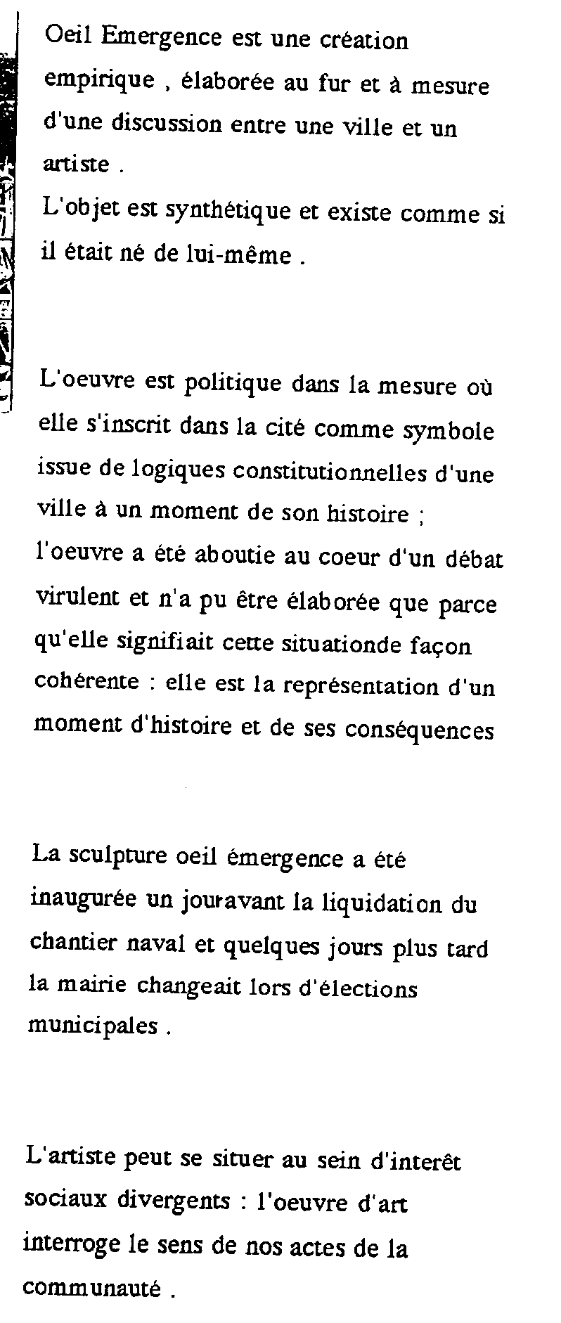 oeil emergence 1